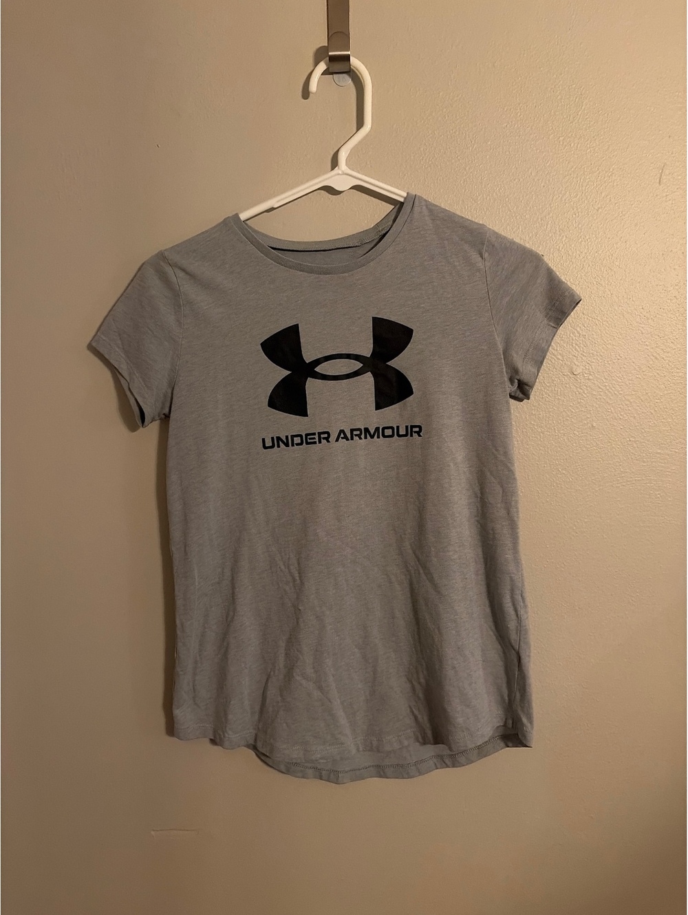 Under Armour Youth Large Gray T-Shirt Loose Fit
